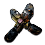 Vintage Rottweiler Portrait Print Muay Thai Shin Guard