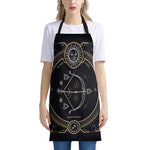 Vintage Sagittarius Zodiac Sign Print Apron