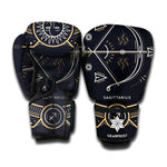 Vintage Sagittarius Zodiac Sign Print Boxing Gloves