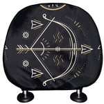 Vintage Sagittarius Zodiac Sign Print Car Headrest Covers