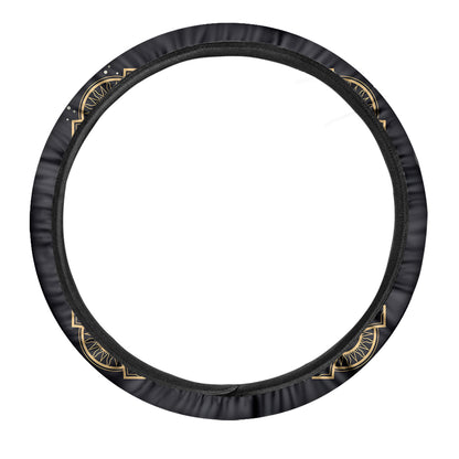 Vintage Sagittarius Zodiac Sign Print Car Steering Wheel Cover