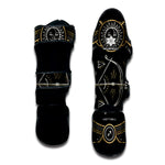 Vintage Sagittarius Zodiac Sign Print Muay Thai Shin Guard