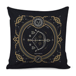 Vintage Sagittarius Zodiac Sign Print Pillow Cover