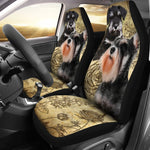 Vintage Schnauzer Universal Fit Car Seat Covers GearFrost