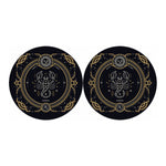 Vintage Scorpio Zodiac Sign Print Car Coasters
