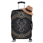 Vintage Scorpio Zodiac Sign Print Luggage Cover