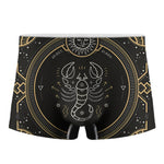 Vintage Scorpio Zodiac Sign Print Men's Boxer Briefs