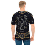 Vintage Scorpio Zodiac Sign Print Men's T-Shirt