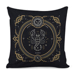 Vintage Scorpio Zodiac Sign Print Pillow Cover