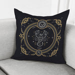 Vintage Scorpio Zodiac Sign Print Pillow Cover
