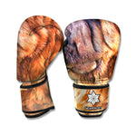 Vintage Shar Pei Print Boxing Gloves