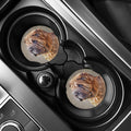 Vintage Shar Pei Print Car Coasters