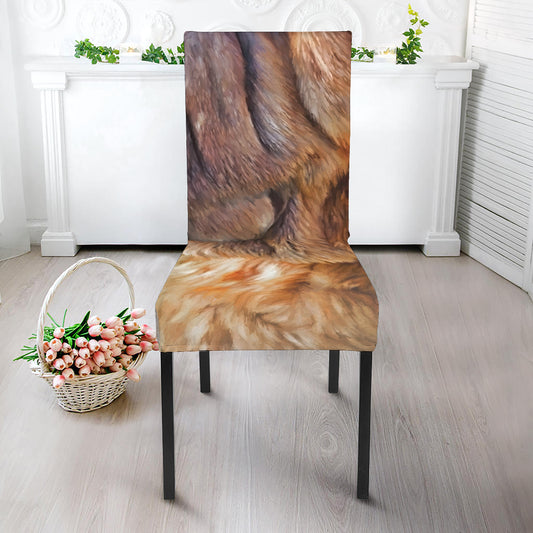 Vintage Shar Pei Print Dining Chair Slipcover