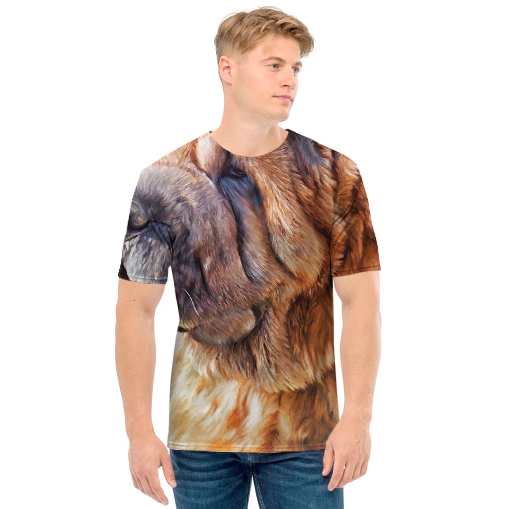 Vintage Shar Pei Print Men's T-Shirt