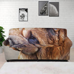 Vintage Shar Pei Print Sofa Cover