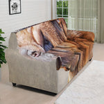 Vintage Shar Pei Print Sofa Cover