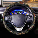 Vintage Skull Pattern Print Car Steering Wheel Cover