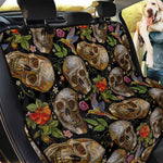 Vintage Skull Pattern Print Pet Car Back Seat Cover