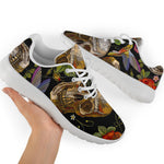 Vintage Skull Pattern Print Sport Shoes GearFrost