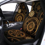 Vintage Steampunk Gears Print Universal Fit Car Seat Covers