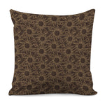 Vintage Sun Pattern Print Pillow Cover