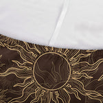 Vintage Sun Pattern Print Sofa Cover