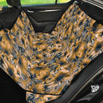 Vintage Sunflower Pattern Print Pet Car Back Seat Cover