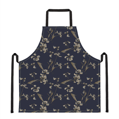 Vintage Sweet Pea Pattern Print Apron