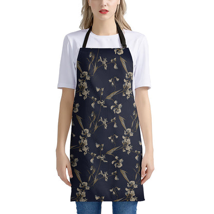 Vintage Sweet Pea Pattern Print Apron