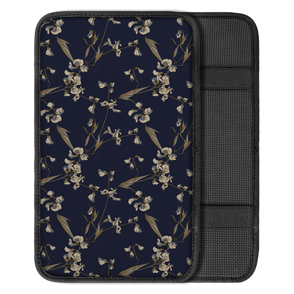 Vintage Sweet Pea Pattern Print Car Center Console Cover