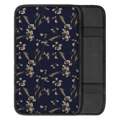 Vintage Sweet Pea Pattern Print Car Center Console Cover