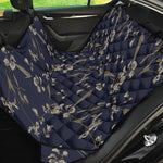 Vintage Sweet Pea Pattern Print Pet Car Back Seat Cover