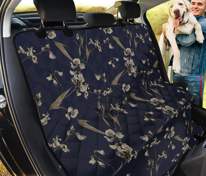 Vintage Sweet Pea Pattern Print Pet Car Back Seat Cover