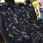 Vintage Sweet Pea Pattern Print Pet Car Back Seat Cover