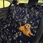 Vintage Sweet Pea Pattern Print Pet Car Back Seat Cover
