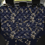 Vintage Sweet Pea Pattern Print Pet Car Back Seat Cover