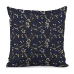 Vintage Sweet Pea Pattern Print Pillow Cover