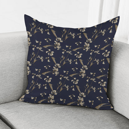 Vintage Sweet Pea Pattern Print Pillow Cover
