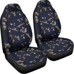 Vintage Sweet Pea Pattern Print Universal Fit Car Seat Covers