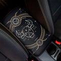 Vintage Taurus Zodiac Sign Print Car Center Console Cover