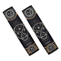 Vintage Taurus Zodiac Sign Print Car Seat Belt Covers