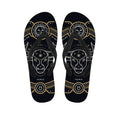 Vintage Taurus Zodiac Sign Print Flip Flops
