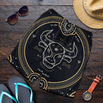 Vintage Taurus Zodiac Sign Print Men's Shorts