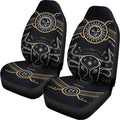 Vintage Taurus Zodiac Sign Print Universal Fit Car Seat Covers