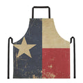 Vintage Texas Flag Print Apron