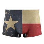 Vintage Texas Flag Print Men's Boxer Briefs