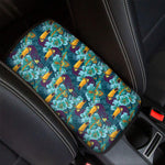 Vintage Toucan Pattern Print Car Center Console Cover