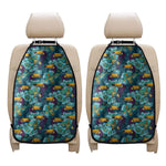 Vintage Toucan Pattern Print Car Seat Organizers