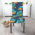 Vintage Toucan Pattern Print Dining Chair Slipcover