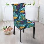Vintage Toucan Pattern Print Dining Chair Slipcover